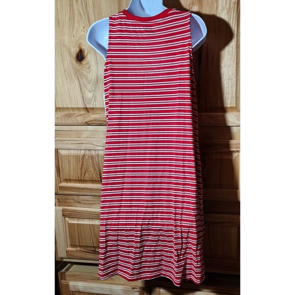 Time and Tru Red Striped Dress – Women’s Medium (8–10), New with Tags - Picture 2 of 5
